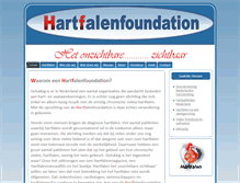 Tablet Screenshot of hartfalenfoundation.nl